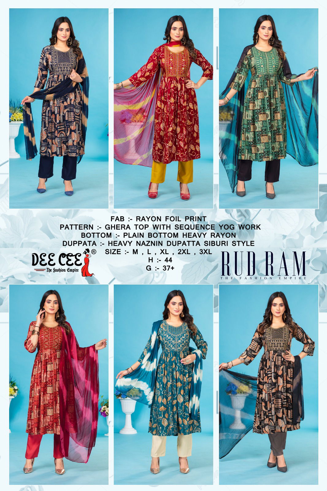 Rud Ram By Deecee Rayon Foil Printed Kurtis Wholesale Clothing Suppliers In India